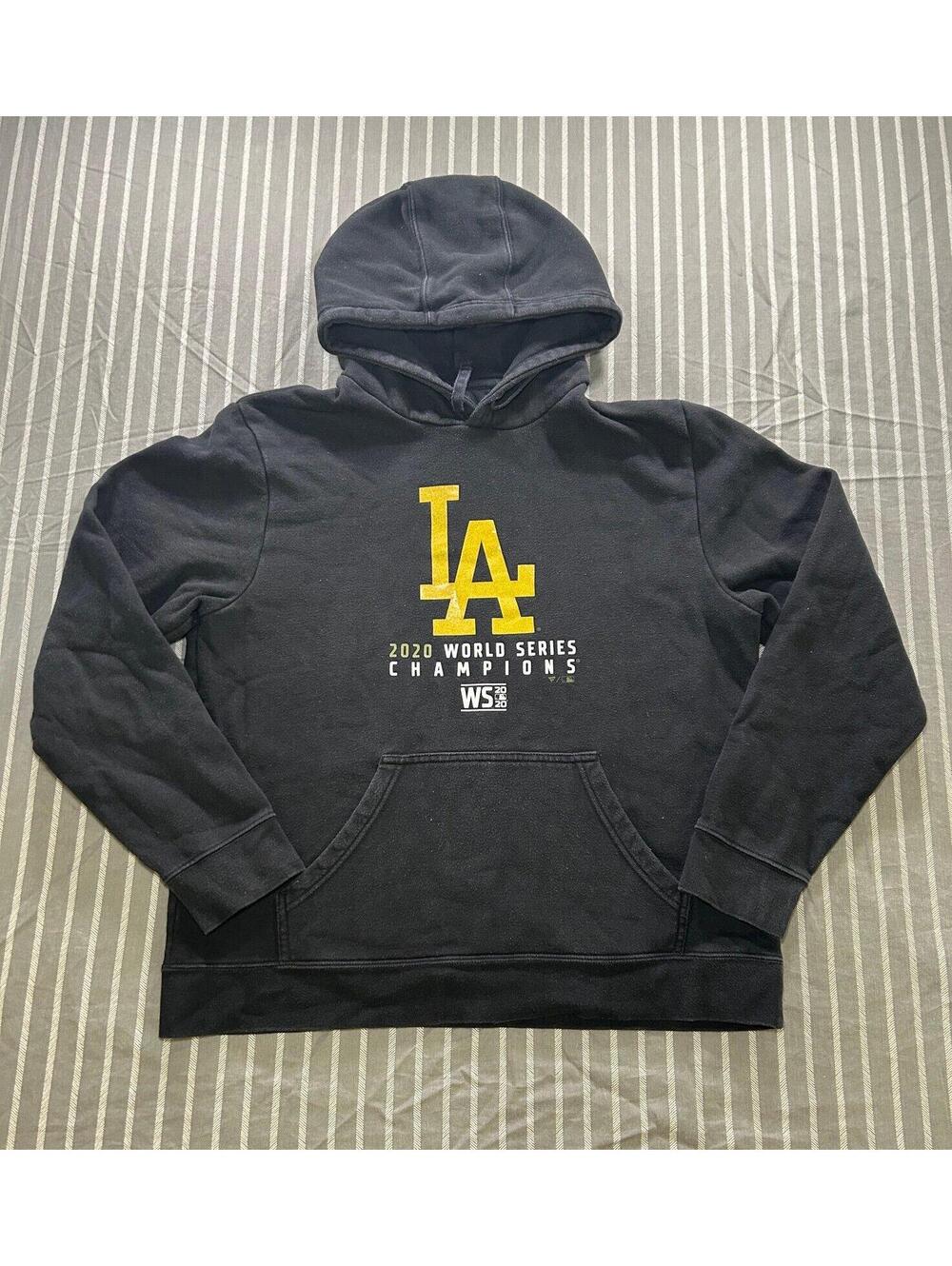fanatics Los Angeles Dodgers 2020 World Series Champions pullover hoodie Men's L